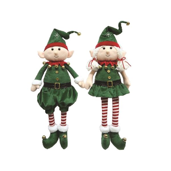 Santa's Workshop 23-in Cheery Elves - Set of 2 3792 | RONA