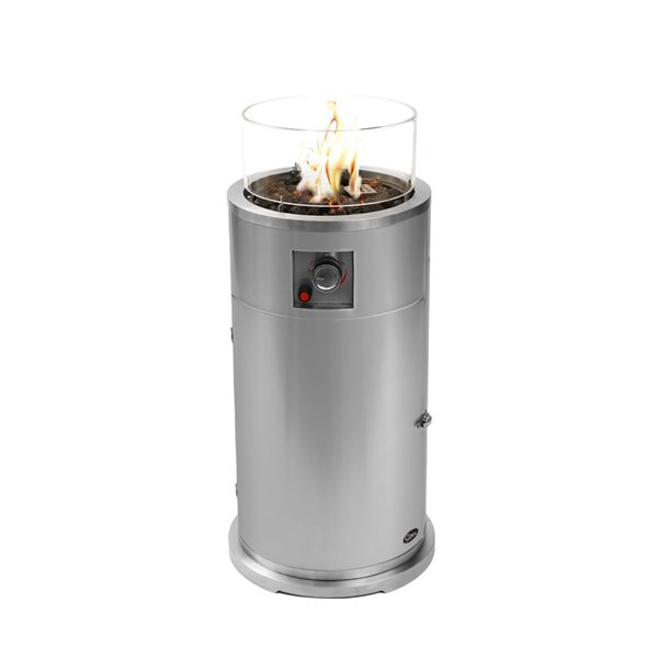 Foyer au propane liquide Sierra 15 po l. 25000 BTU chrome acier