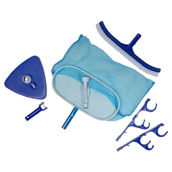 Pool Central Blue Assorted Pool Maintenance Cleaning Kit - 6-Piece