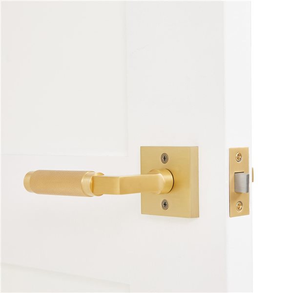 Explore Hardware Ibiza Gold Reversible Privacy Door Handle - 4-pack
