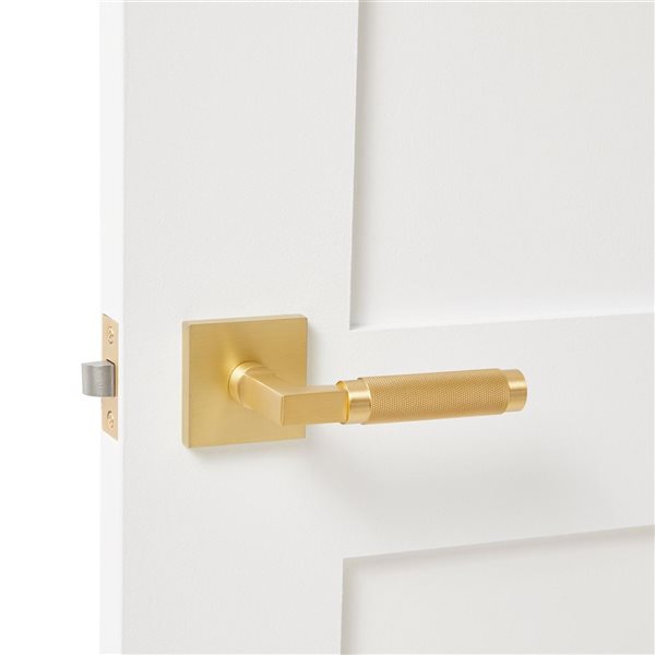 Explore Hardware Ibiza Gold Reversible Privacy Door Handle - 4-pack