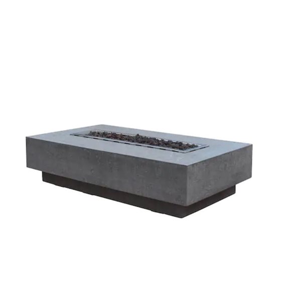 Elementi Hampton Liquid Propane Grey Stone Fire Table