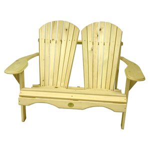 Causeuse de jardin The Bear Chair Company en pin blanc