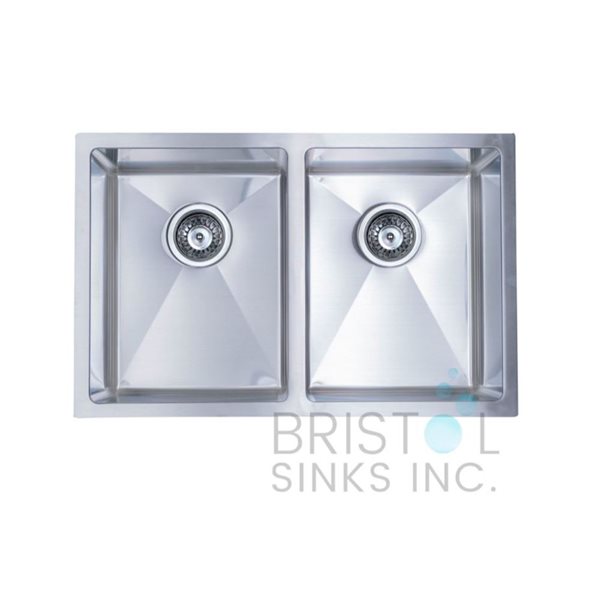 Bristol Sinks 28 In X 18 In Stainless Steel Double Kitchen Sink B1911   332010410 MainImage 001 L 