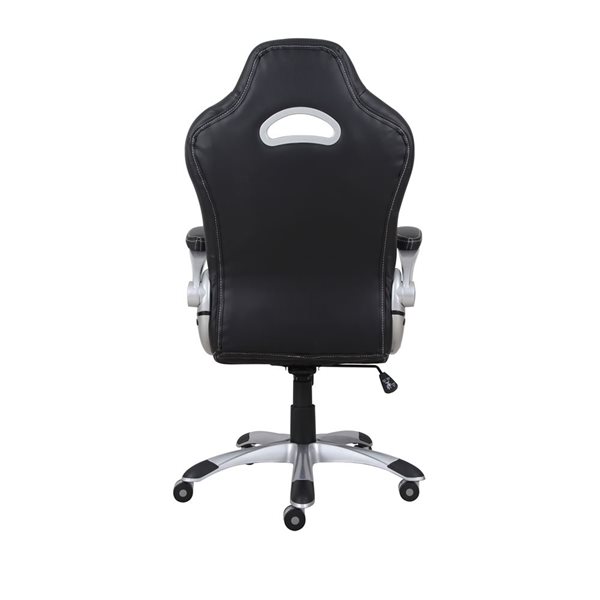 Brassex Arika Black/grey Contemporary Ergonomic Adjustable Height