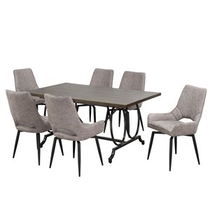 Brassex Elizette 7-Piece Dining Set