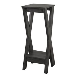 Brassex Ennis Grey Wood Square End Table