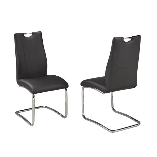 GIANTEX Ensemble De 2 Chaises Salle à Manger Pliantes - Chaises Bois Massif Avec Siège Rembourré Marron