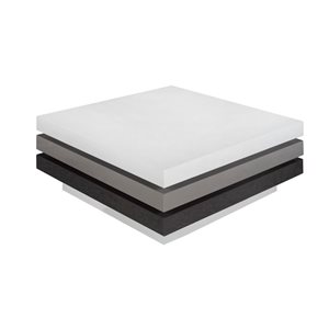 Brassex Crisanto Tri-Tone Stone Coffee Table