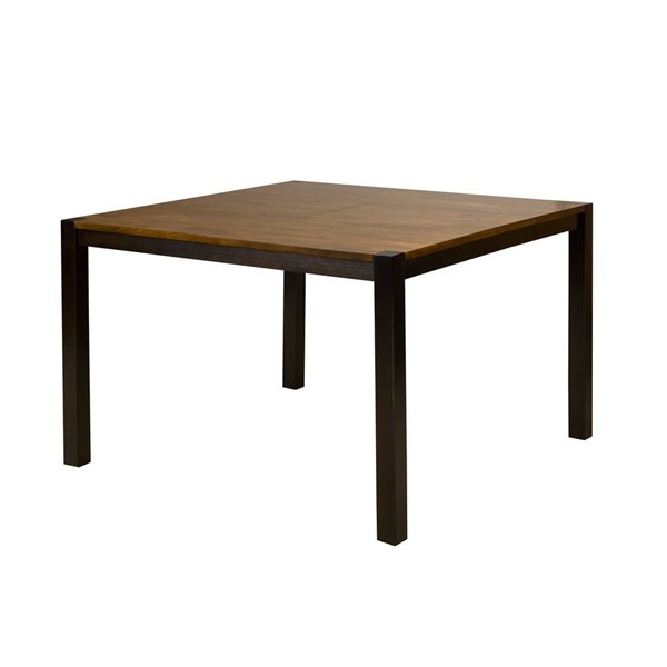 Brassex Black Wood Square Bar Table