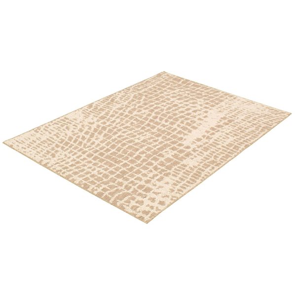 Tapis Sisal Safari par ECARPET rectangulaire taupe et champagne de 8 pi x 10 pi