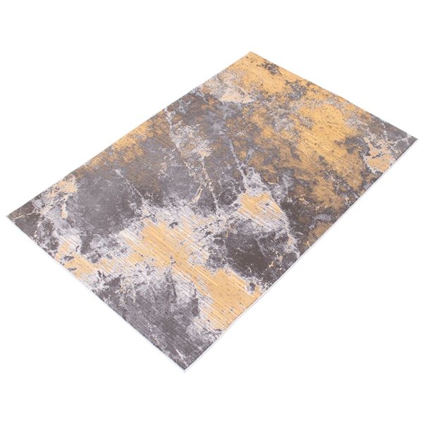 Tapis Sandstone par ECARPET rectangulaire gris de 8 pi x 10 pi