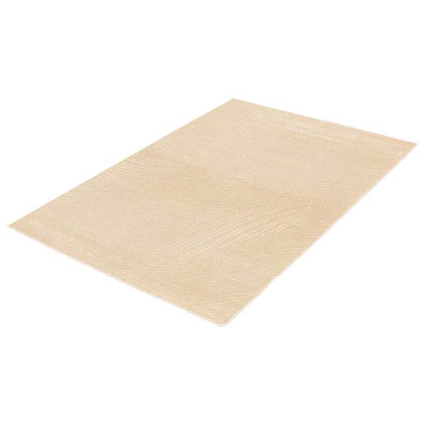 Tapis Vector par ECARPET rectangulaire ivoire de 5,25 pi x 7,5 pi