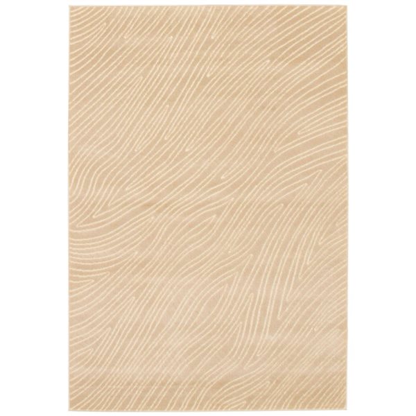 ECARPET Vector 5.25-ft x 7.5-ft Ivory Rectangular Area rug