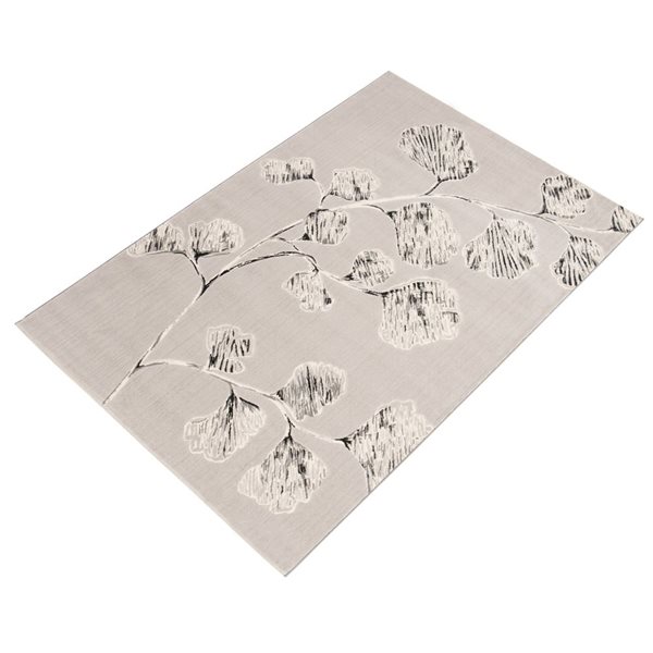 Tapis Prima par ECARPET rectangulaire ivoire de 5,25 pi x 7,5 pi