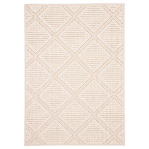 ECARPET Tosca 6.25-ft x 9.25-ft Taupe Rectangular Area rug