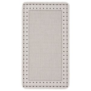 ECARPET Nadia 2-ft x 4-ft Grey Rectangular Area rug