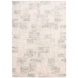 ECARPET Savannah 6.5-ft x 9.5-ft Grey Rectangular Area rug