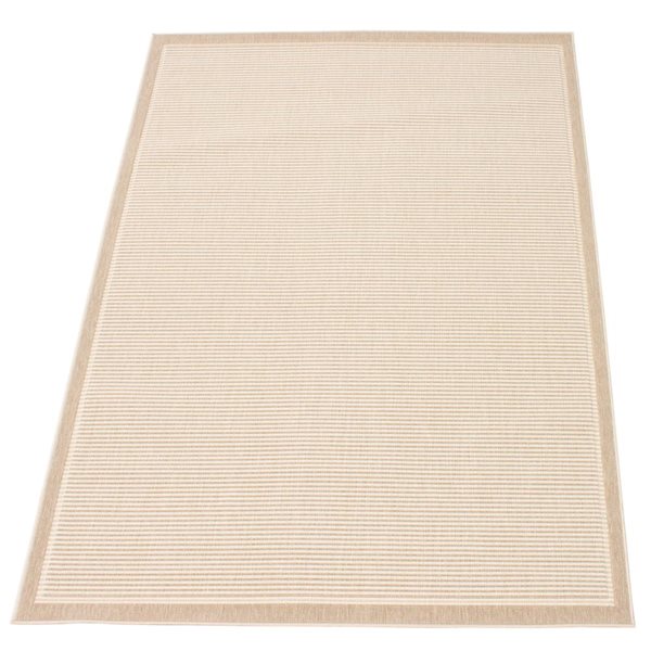 Tapis Oxford par ECARPET rectangulaire ivoire de 5,25 pi x 7,5 pi