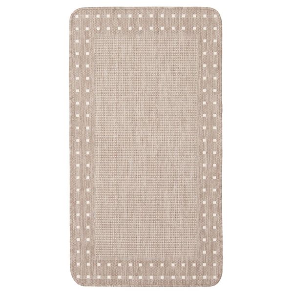 ECARPET Nadia 2 Ft X 4 Ft Taupe Rectangular Area Rug 353472 RONA   332010841 MainImage 001 L 