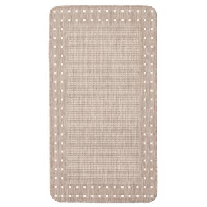 Tapis Nadia par ECARPET rectangulaire taupe de 2 pi x 4 pi