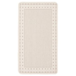 Tapis Nadia par ECARPET rectangulaire crème de 2 pi x 4 pi