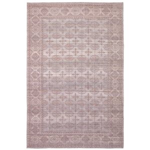 Tapis Turkoman par ECARPET rectangulaire gris de 5 pi x 8 pi