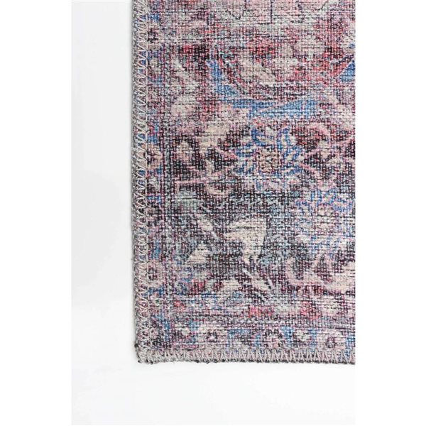 Tapis Sultan par ECARPET rectangulaire bleu de 7,75 pi x 10 pi