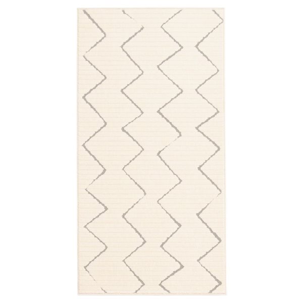 ECARPET Raya 2.75-ft x 5-ft Ivory Rectangular Area rug