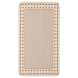 ECARPET Nadia 2-ft x 4-ft Tan Rectangular Area rug