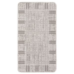 Tapis Solea par ECARPET rectangulaire gris de 2 pi x 4 pi