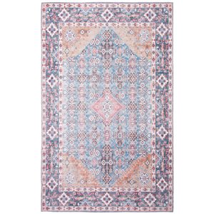 ECARPET Senneh 7.75-ft x 10-ft Blue Rectangular Area rug