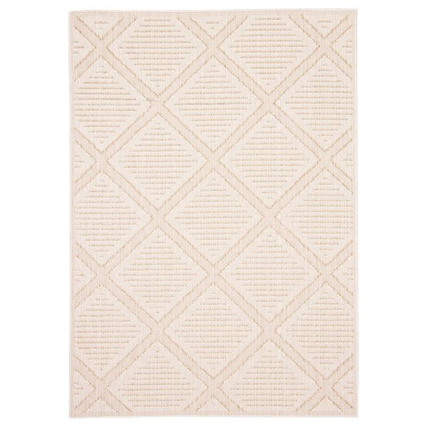 ECARPET Tosca 4-ft x 6-ft Taupe Rectangular Area rug