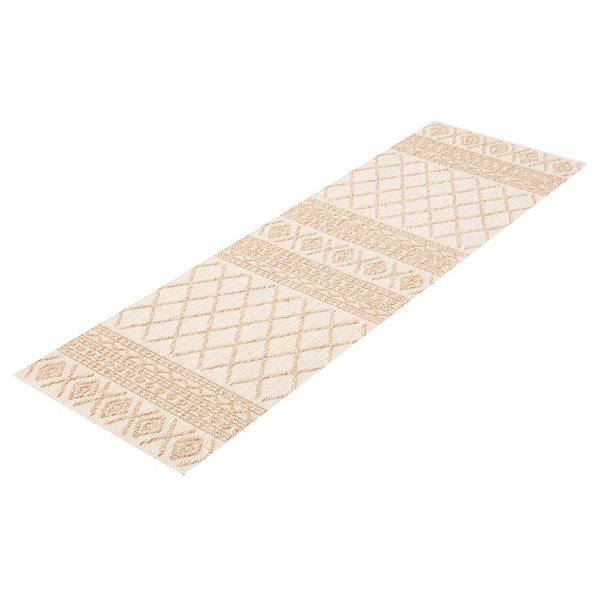 ECARPET Nolita 2.5-ft x 8-ft Taupe Rectangular Runner