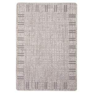 ECARPET Solea 4.5-ft x 6.5-ft Grey Rectangular Area rug