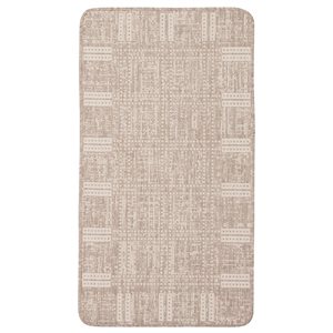 Tapis Solea par ECARPET rectangulaire taupe de 2 pi x 4 pi