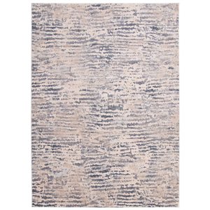 Tapis Noelle par ECARPET rectangulaire taupe de 4 pi x 6 pi