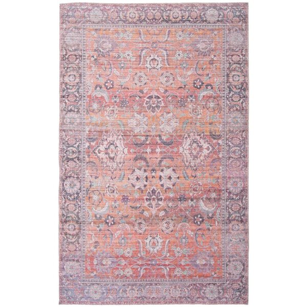 ECARPET Sultan 5-ft x 8-ft Copper Rectangular Area rug