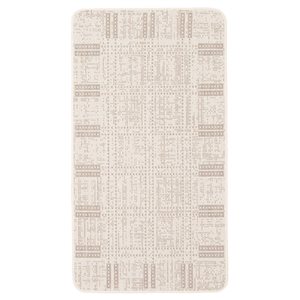 ECARPET Solea 2-ft x 4-ft Ivory Rectangular Area rug