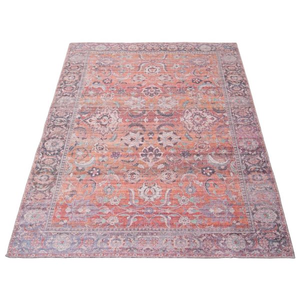 Tapis Sultan par ECARPET rectangulaire cuivre de 7,75 pi x 10 pi