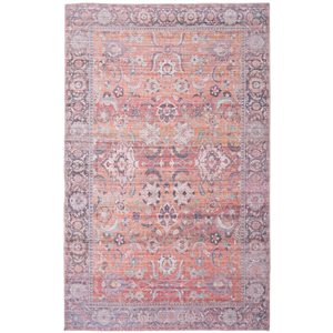 ECARPET Sultan 7.75-ft x 10-ft Copper Rectangular Area rug