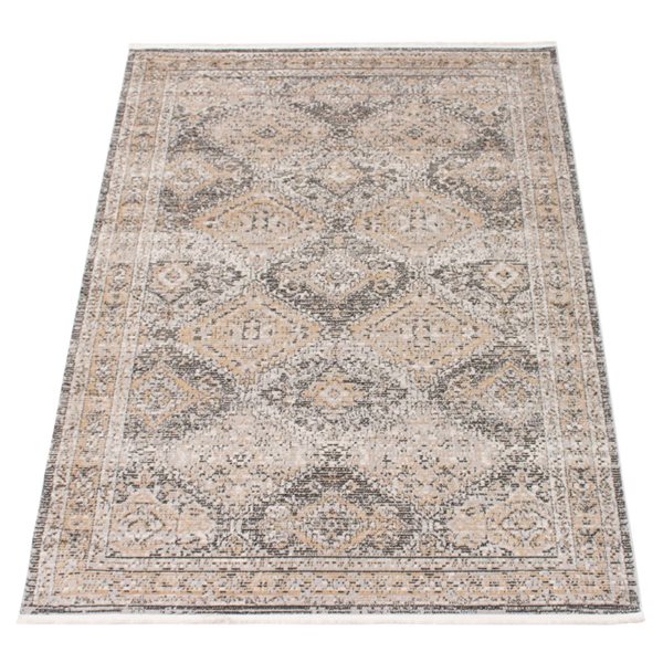 Tapis Rhapsody par ECARPET rectangulaire taupe de 5,25 pi x 7,25 pi