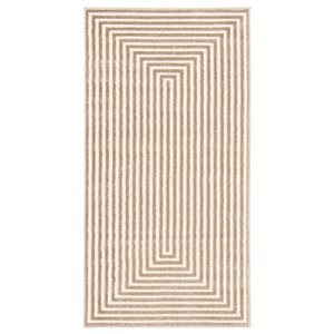 Tapis Trona par ECARPET rectangulaire taupe de 2,75 pi x 5 pi