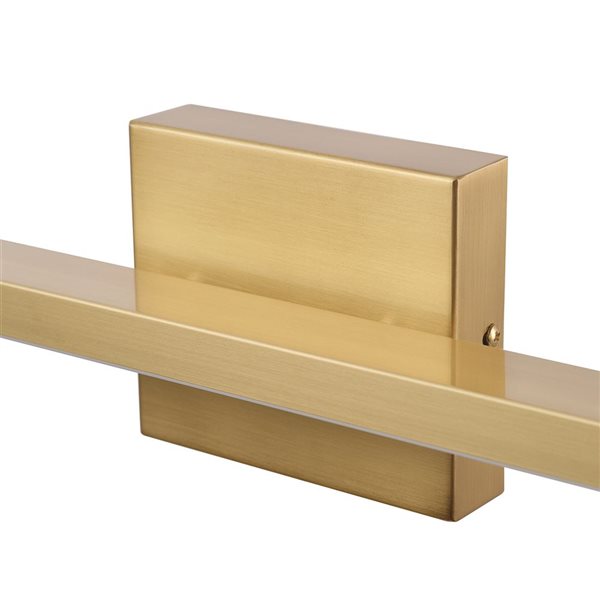 Globe Electric Jensen 24in 1light Matte Brass Gold Modern Vanity