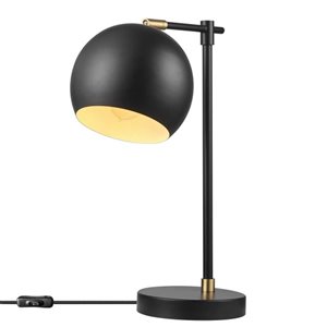 Lampe en sel rose de l'Himalaya de Globe Electric avec base en bois, 7 po  89797