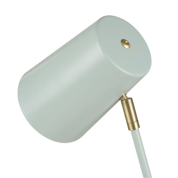 Globe Electric Dobby 16-in Matte Teal Desk Lamp With Metal Shade