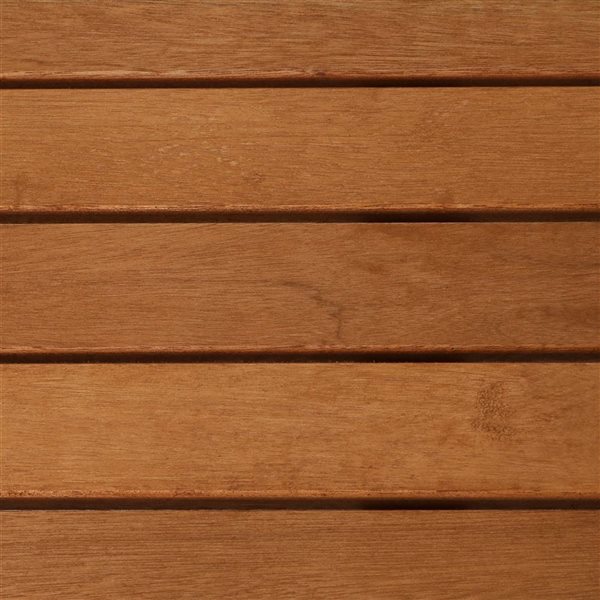 Sunnydaze Meranti Wood Outdoor Planter Box Bench with Teak Oil Finish 68-in