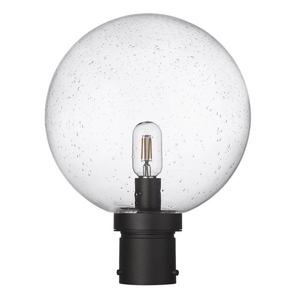 Z-Lite Black Laurent 1-Light Outdoor Post Mount Fixture