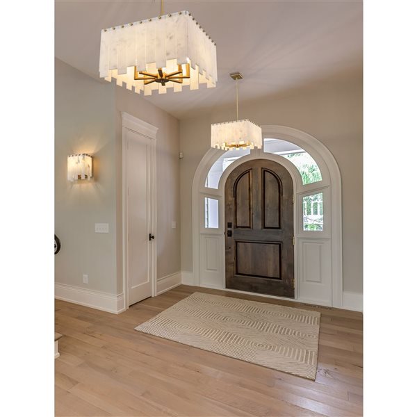 Z-Lite Rubbed Brass Viviana 4-Light Pendant