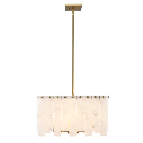 Z-Lite Rubbed Brass Viviana 4-Light Pendant